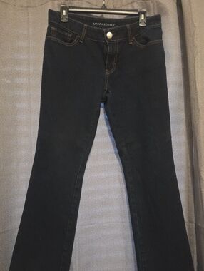 Banana Republic Women's Dark Blue Wide Leg Jeans